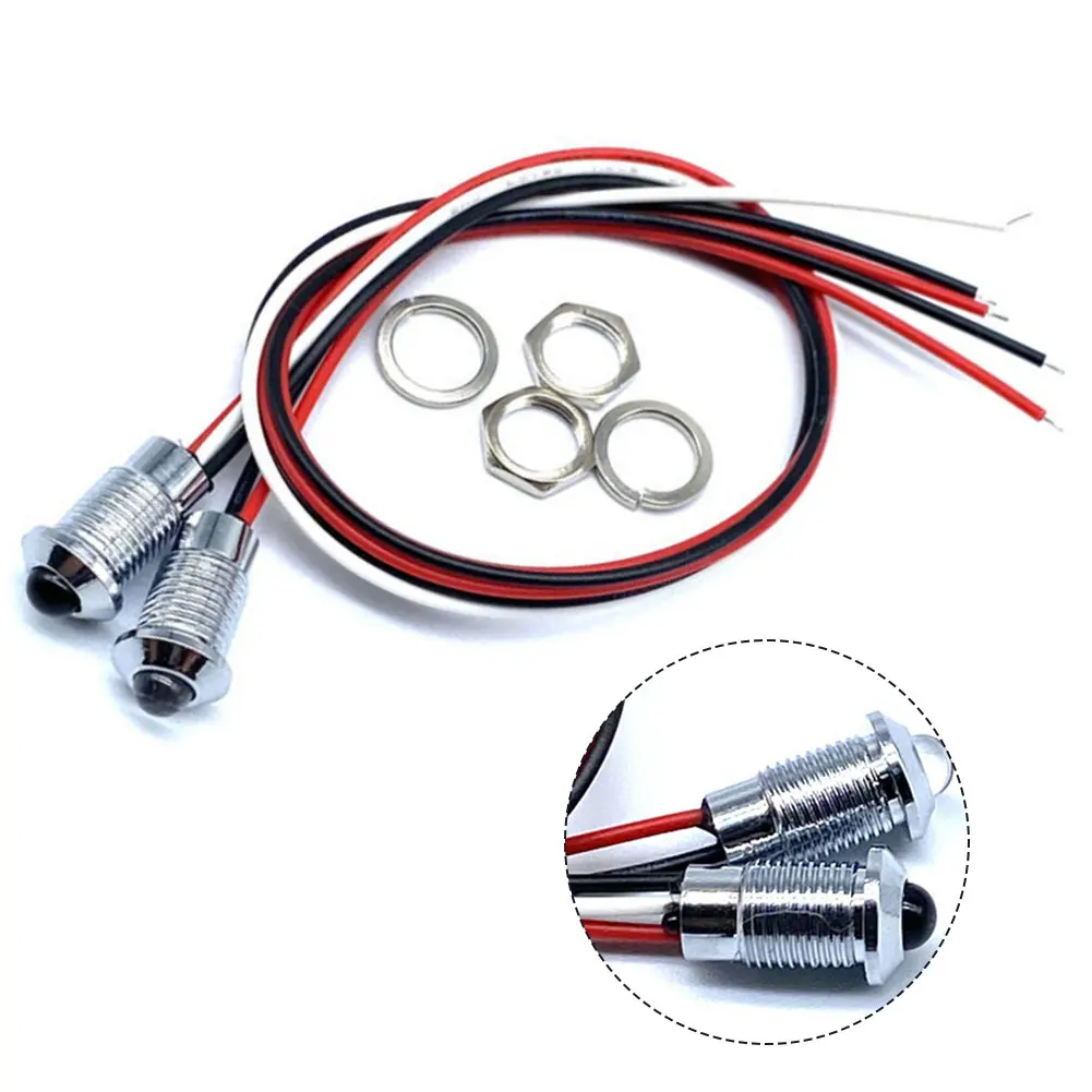 2pcs Through-Beam Photoelectric Switch Sensor Counting Module For Industrial Residential Garage Doors Waterproof Buildings