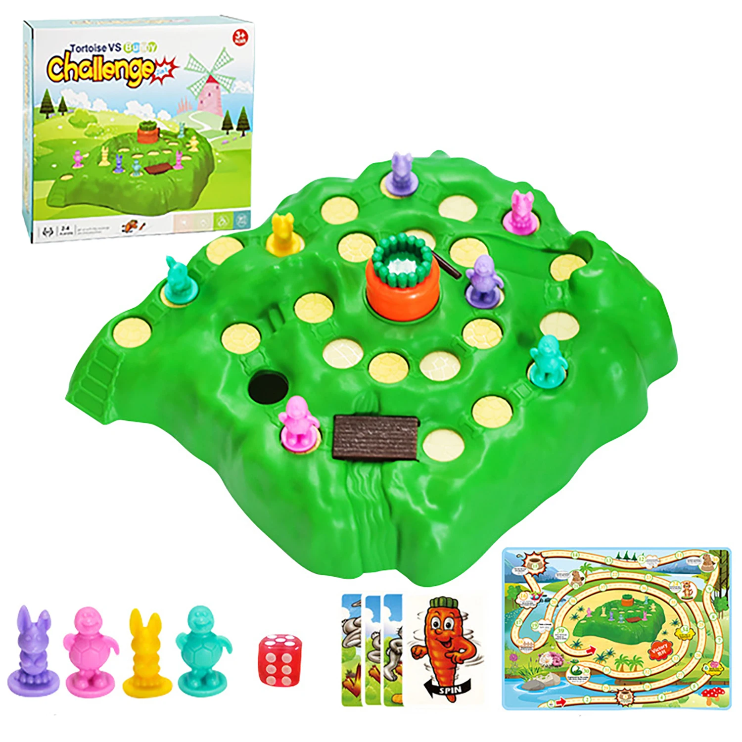 Children's puzzle game, parent-child interactive tabletop toy chess trap card game