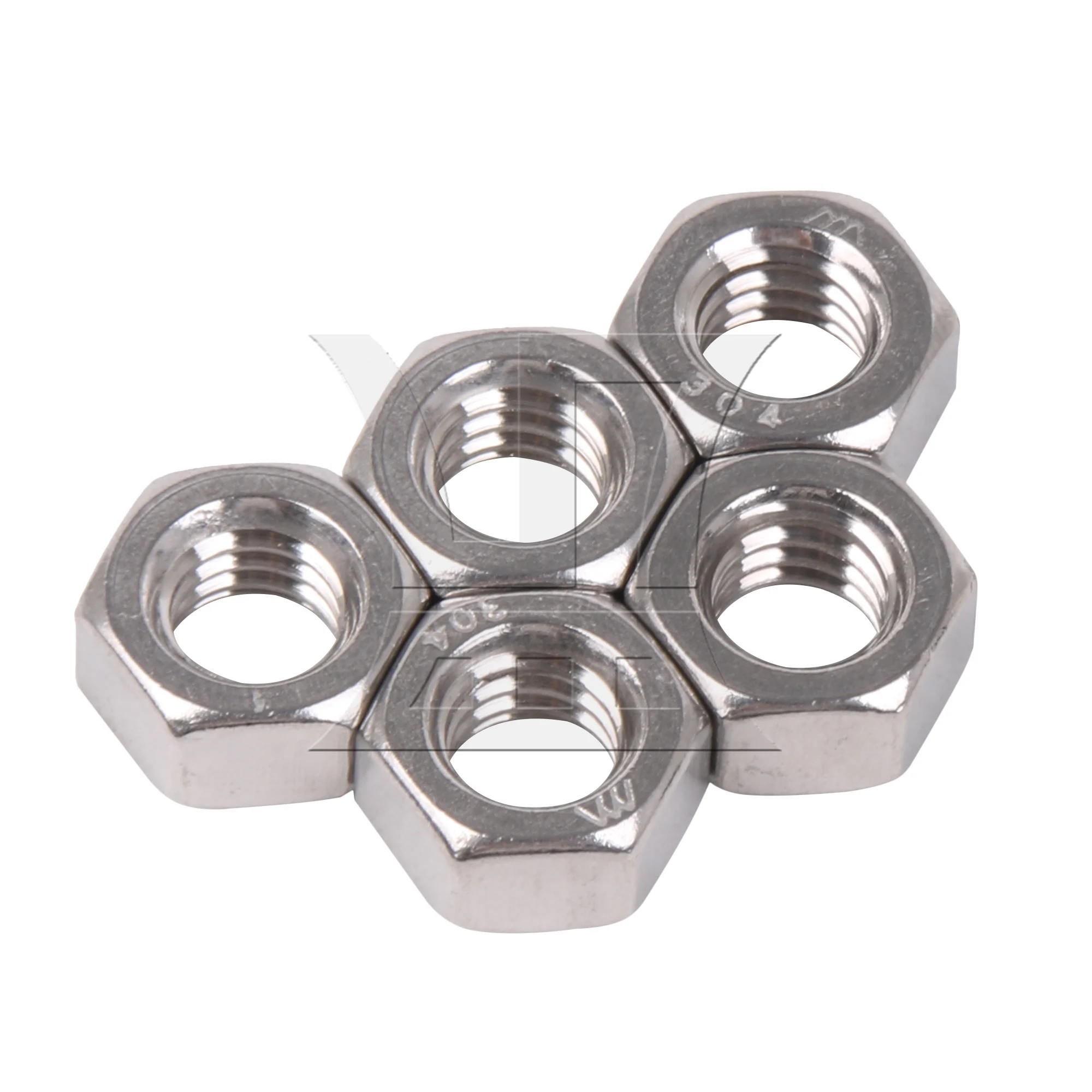 CNBTR 25 Pcs Hex Socket Head Nut for Furniture Chair Table Repair Part 3/8-16