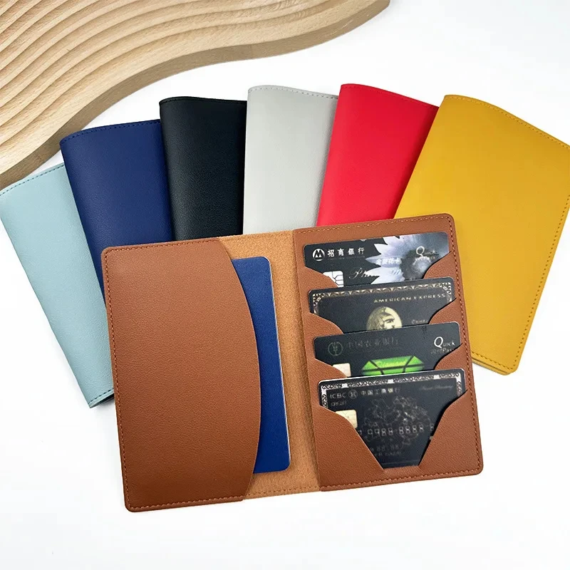 Travel Passport Holder Accessories Passport Book Holders for Women and Men Travel Credit Card Holder Ticket Document Organize