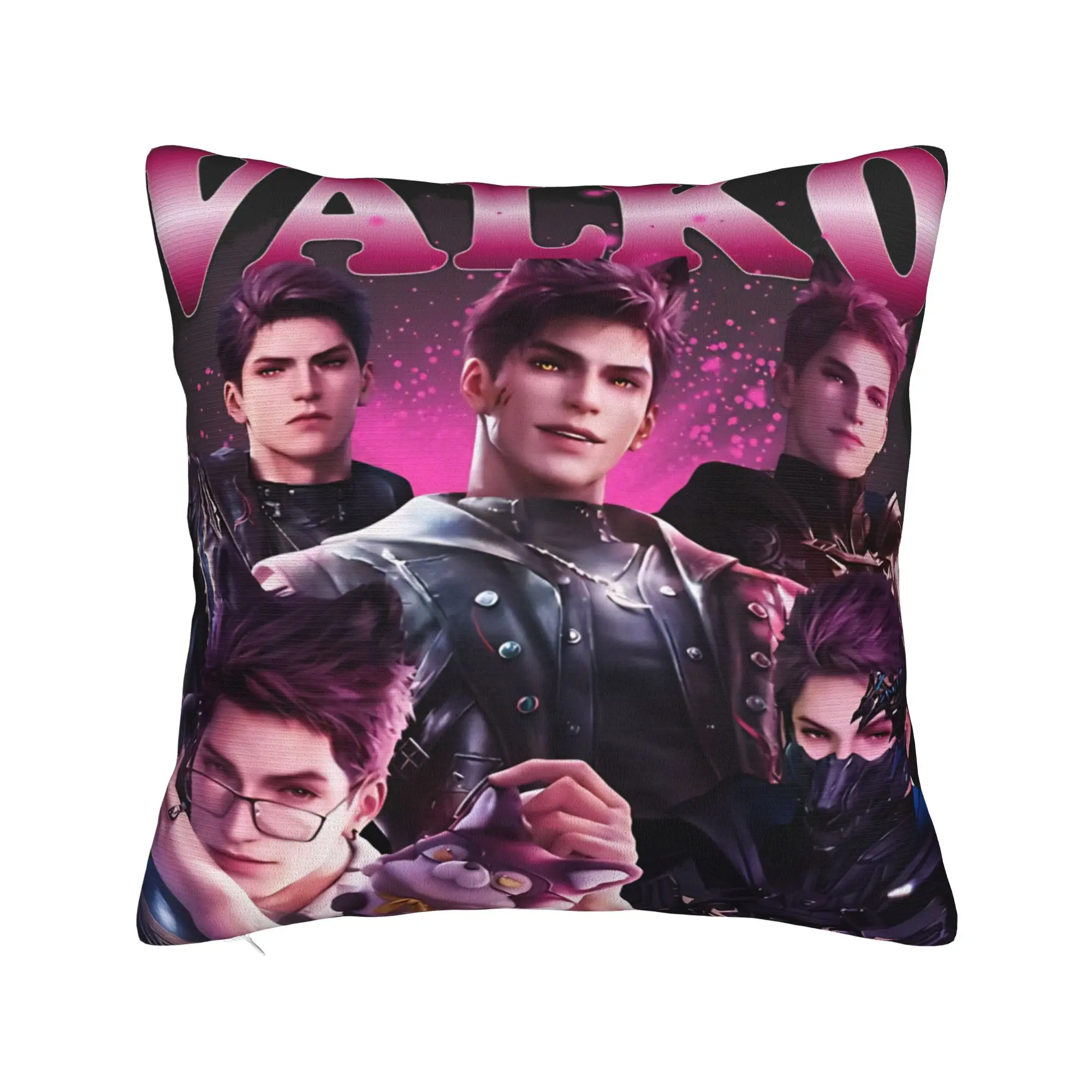 Pillow Case Game V-Valko L-Love and Deepspace Soft  Pillow Cover For Office Car Home Decor Fashion Pillowcases