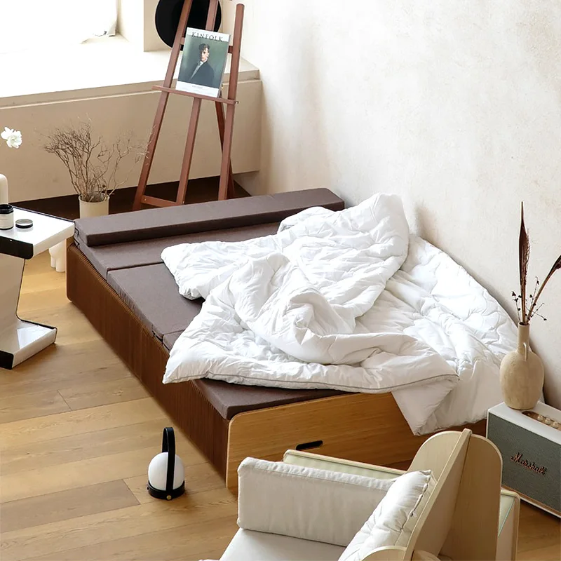 Folding bed Organ paper bed Nap bed Invisible  Single  Office Portable multi-function sofa