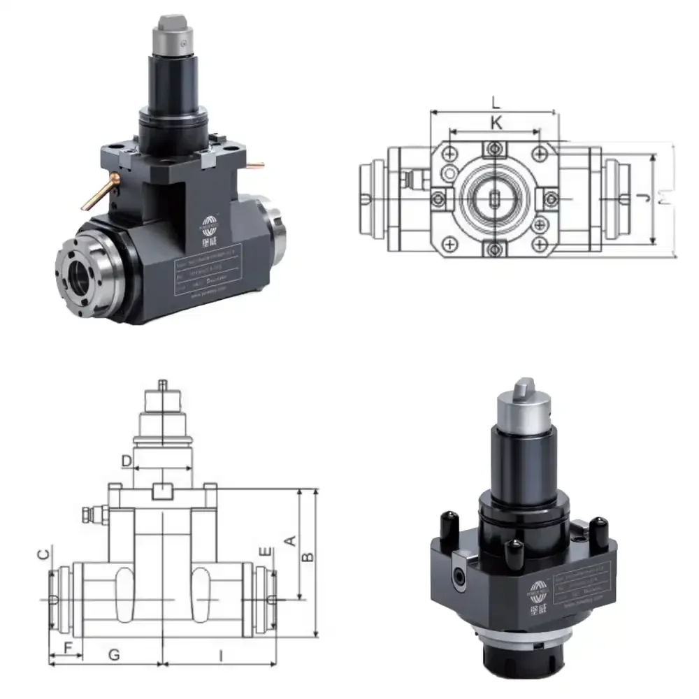 Suportes de Ferramentas BMT para Torno CNC, Suporte de Ferramenta Acionado a 0 Grau BMT40/BMT45/BMT55/BMT65/BMT75, Suporte de Ferramenta a 90 Graus para CNC