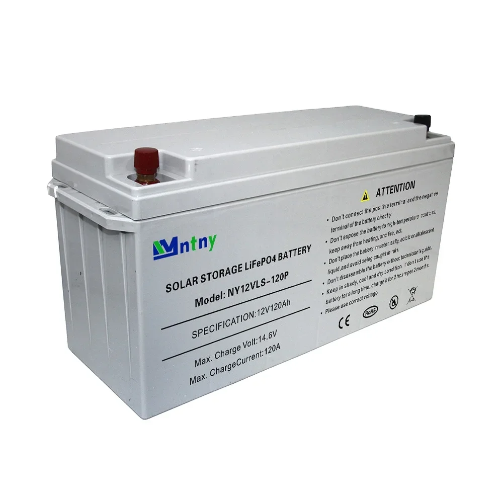 

CNNTNY LiFePo4 12V 120AH Lifepo4 LFP Li-ion Lithium Battery Rechargeable Polymer Cell for Electrical Power Supply