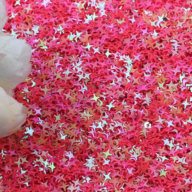 10g/20g/50g/New Four Pointed Star Bulk Sequins DIY Nail Art Craft Jewelry Making, Wedding Decoration Confetti Nail Art Sequins