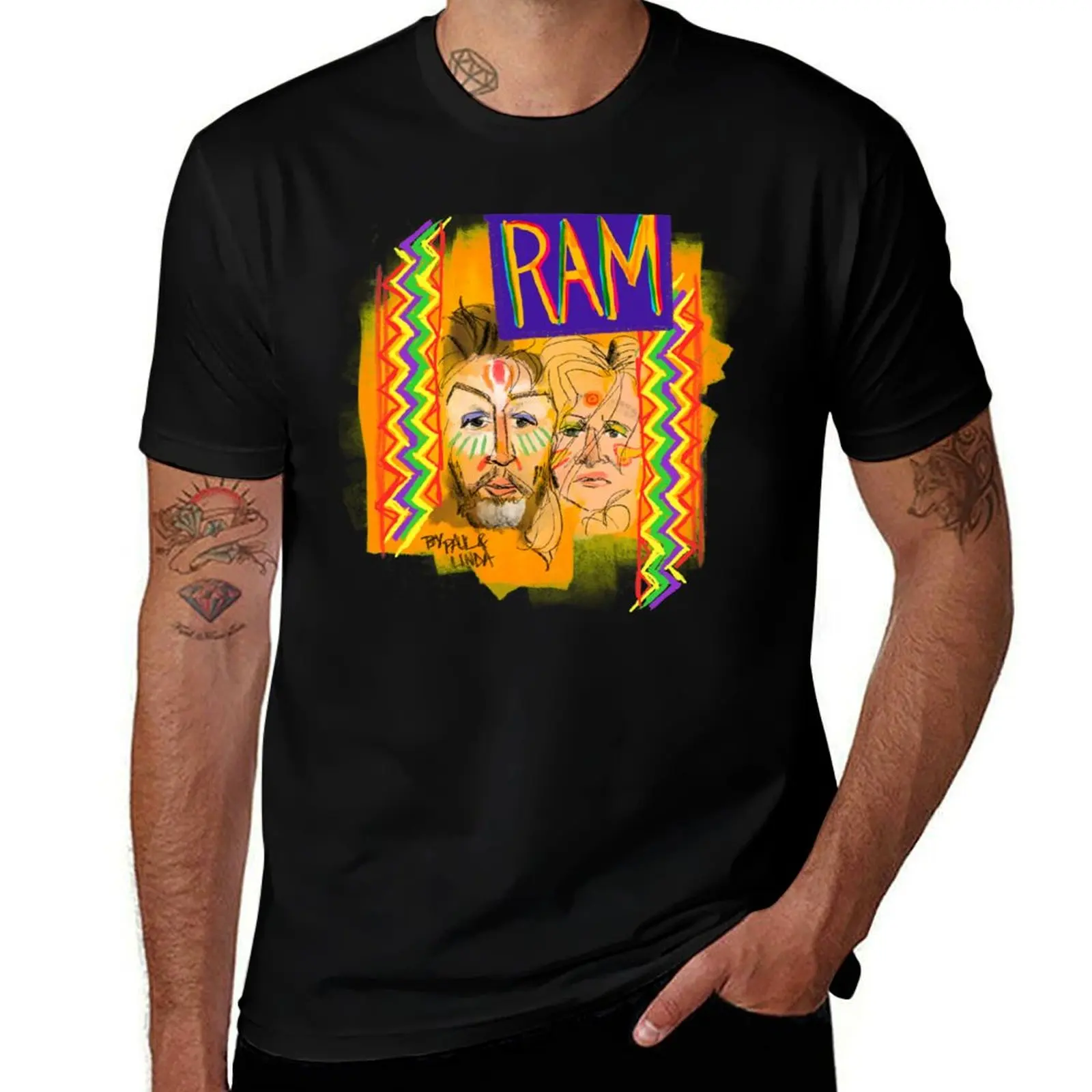 

RAM - By Paul and Linda T-Shirt man t shirt luxury man t shirts for men T-Shirt