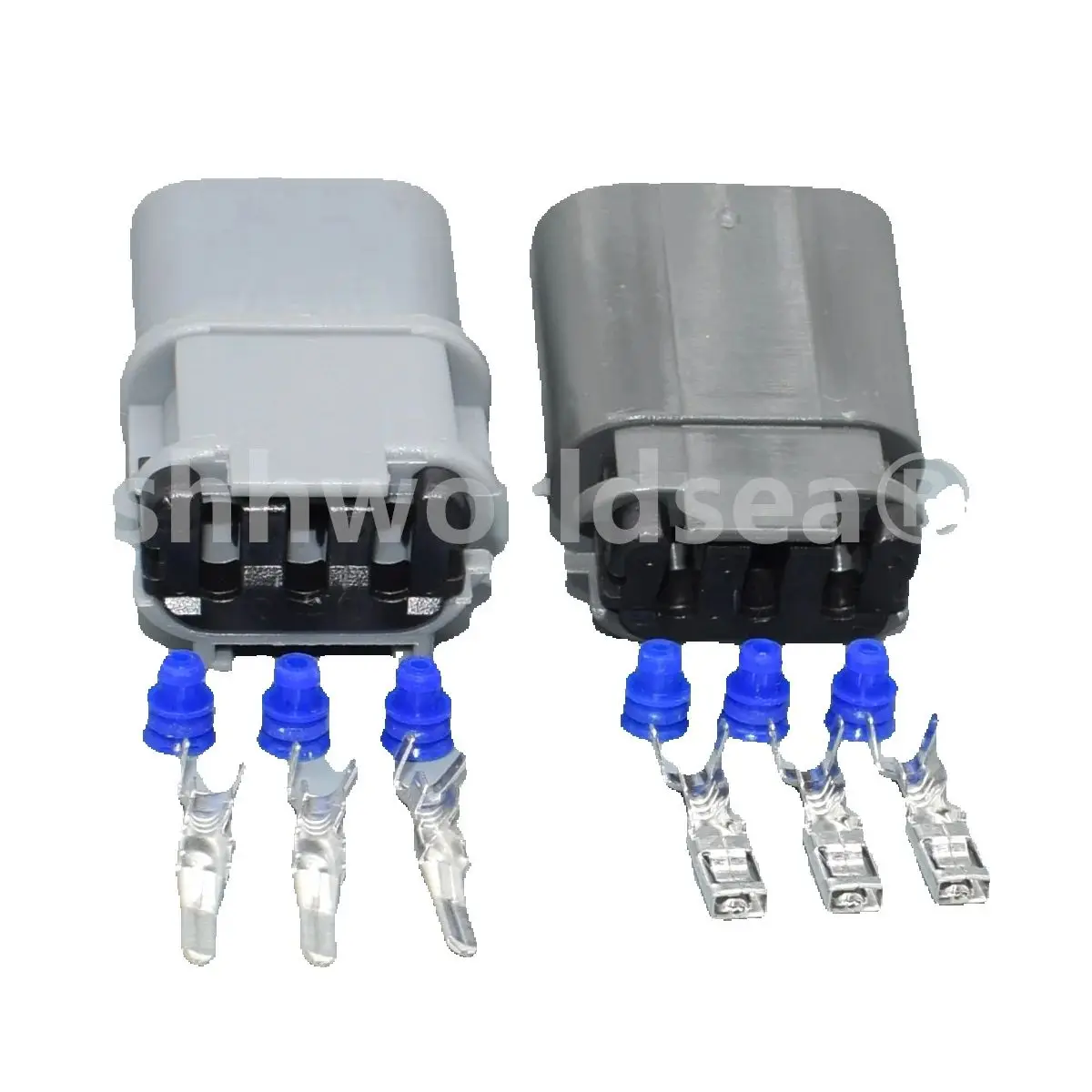 shhworldsea 3P 7223-1834-40 2.8mm Auto Ignition Coil Female Male Plug Car O2 Oxygen Sensor Connector Socket For Nissan
