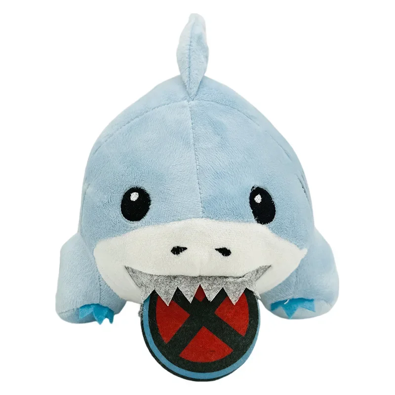 20cm Jeff Plush Cute Jeff The Land Shark Plushie Cartoon Shark Online Star Soft Stuffed Home Decor Pillow Doll Toy Children's Gi