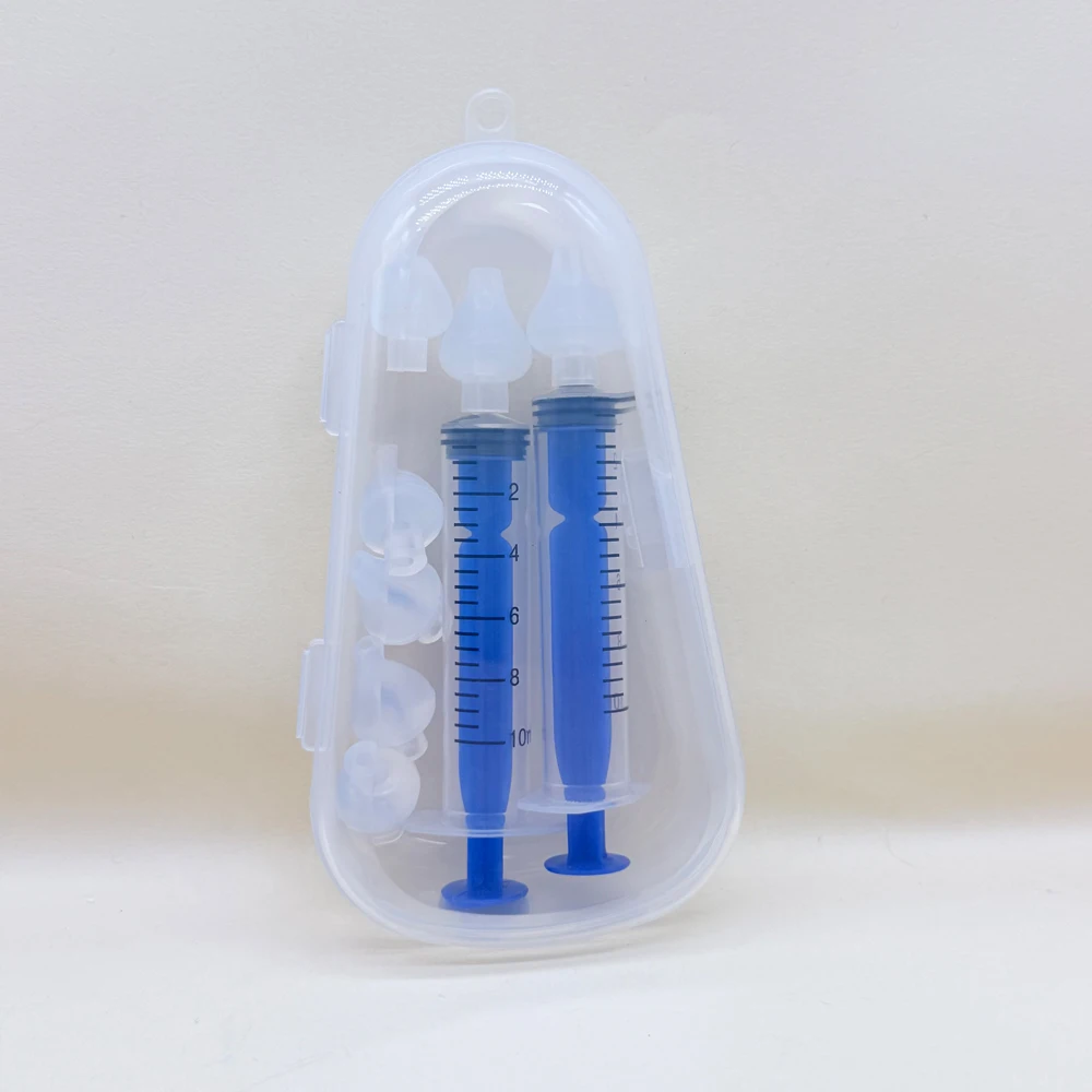 

Silicone Baby Nasal Aspirator Syringe Baby Nose Cleaner Kids Rhinitis Nasal Washer Reusable Nasal Irrigator Washing for Children