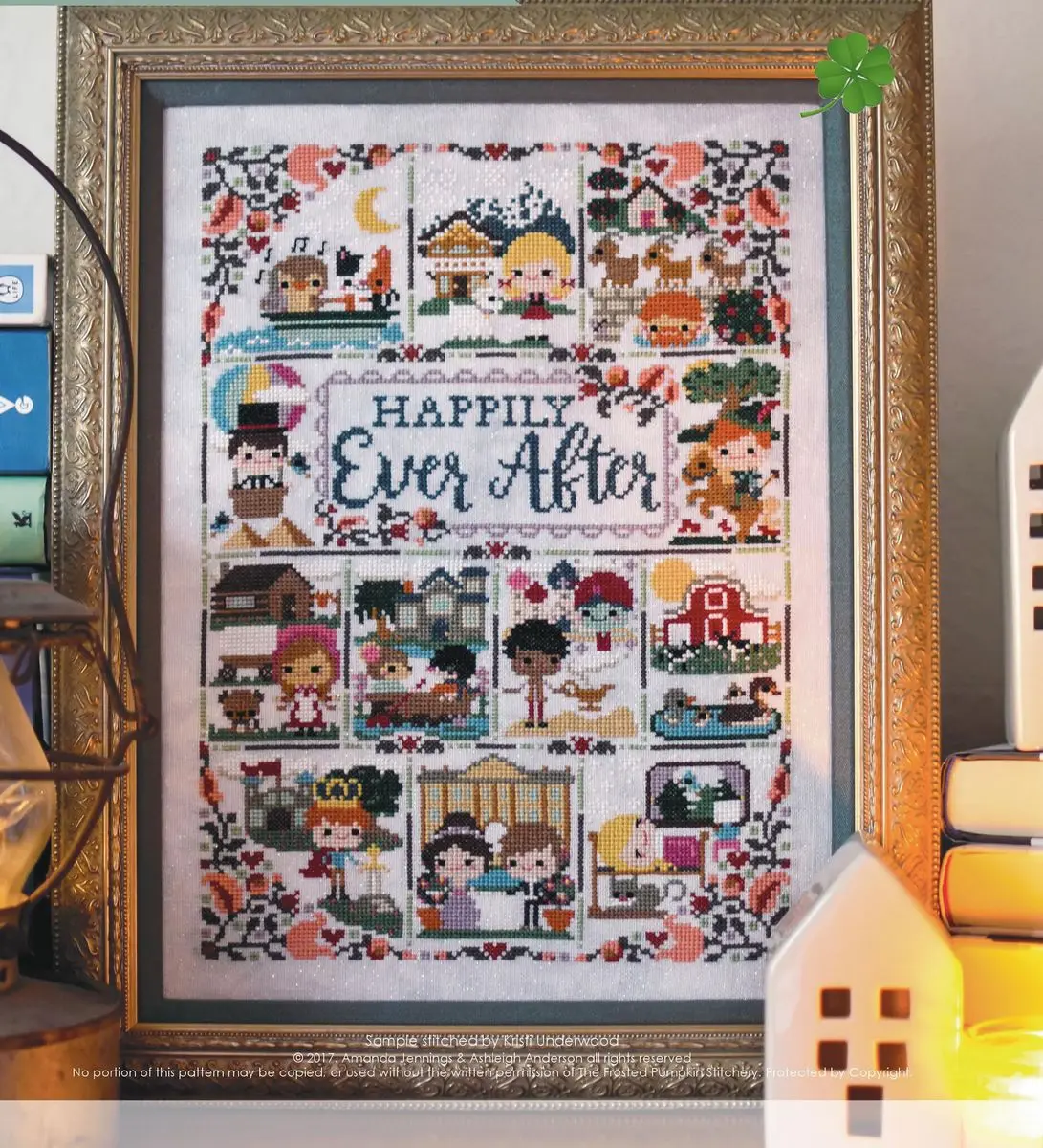 Happy Club-Cross Stitch Ecological Cotton Thread Embroidery, Home Decoration, Hanging Painting, Gift