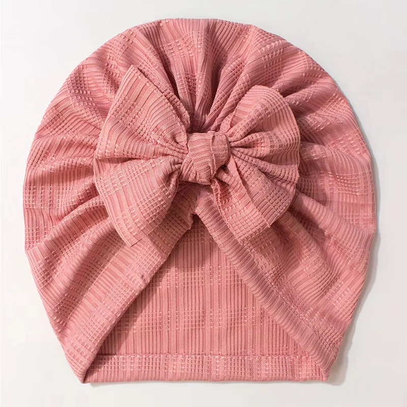 

Милая детская шапка-тюрбан с бантом, мягкая индийская шапка для новорожденных девочек, весенне-осенняя шапка для маленьких мальчиков, шапочки, повязка на голову, аксессуары для волос