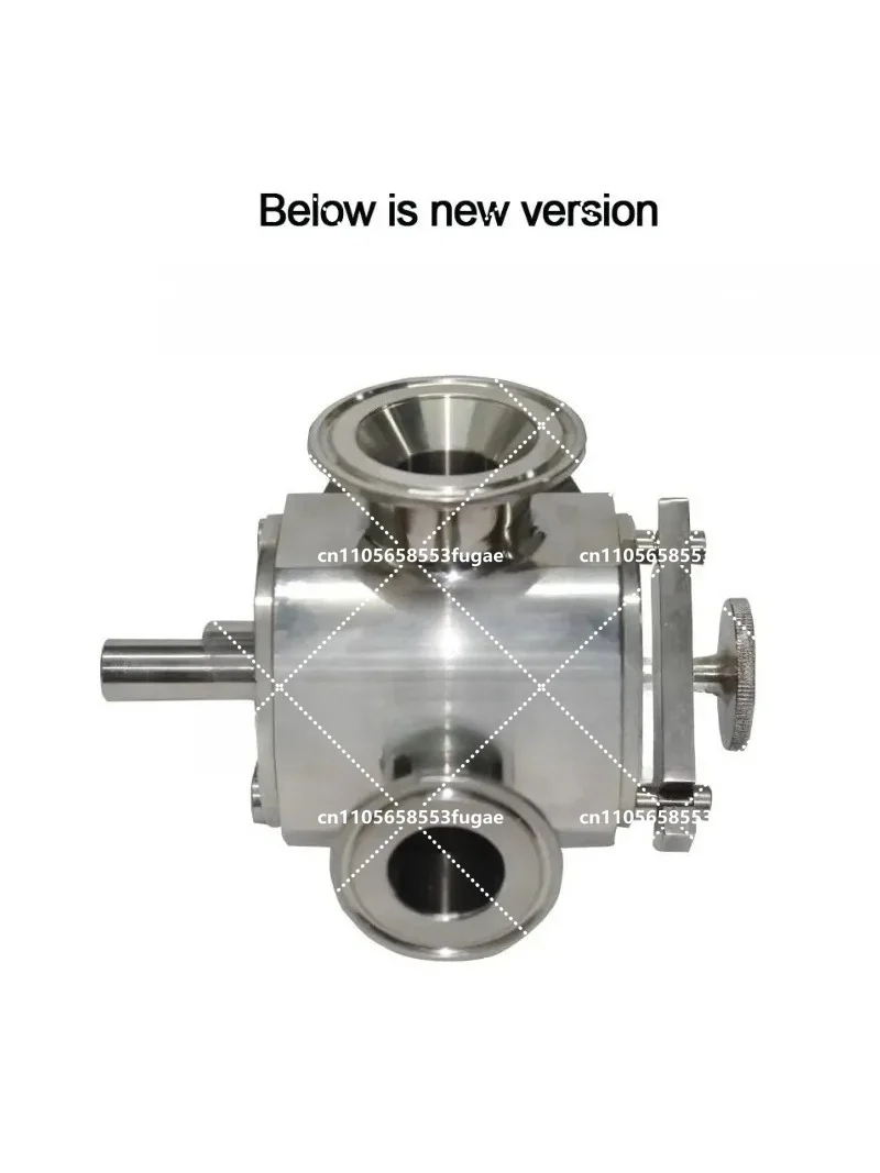 Pneumatic Rotary Valve for Sanitary 3-Way Aseptic Paste Filling Machine | Stainless Steel Changeover Part