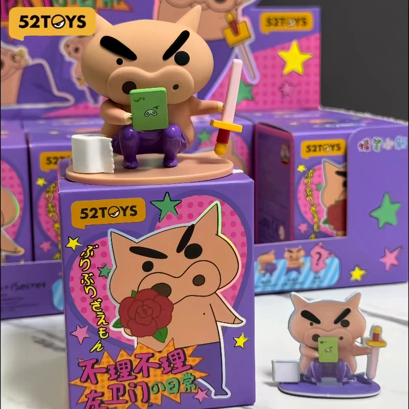 

52TOYS Crayon Shin Chan слепая коробка-милый настольный орнамент кукла левая охранная ворота ежедневная серия Коллекционная модная игрушка в подарок