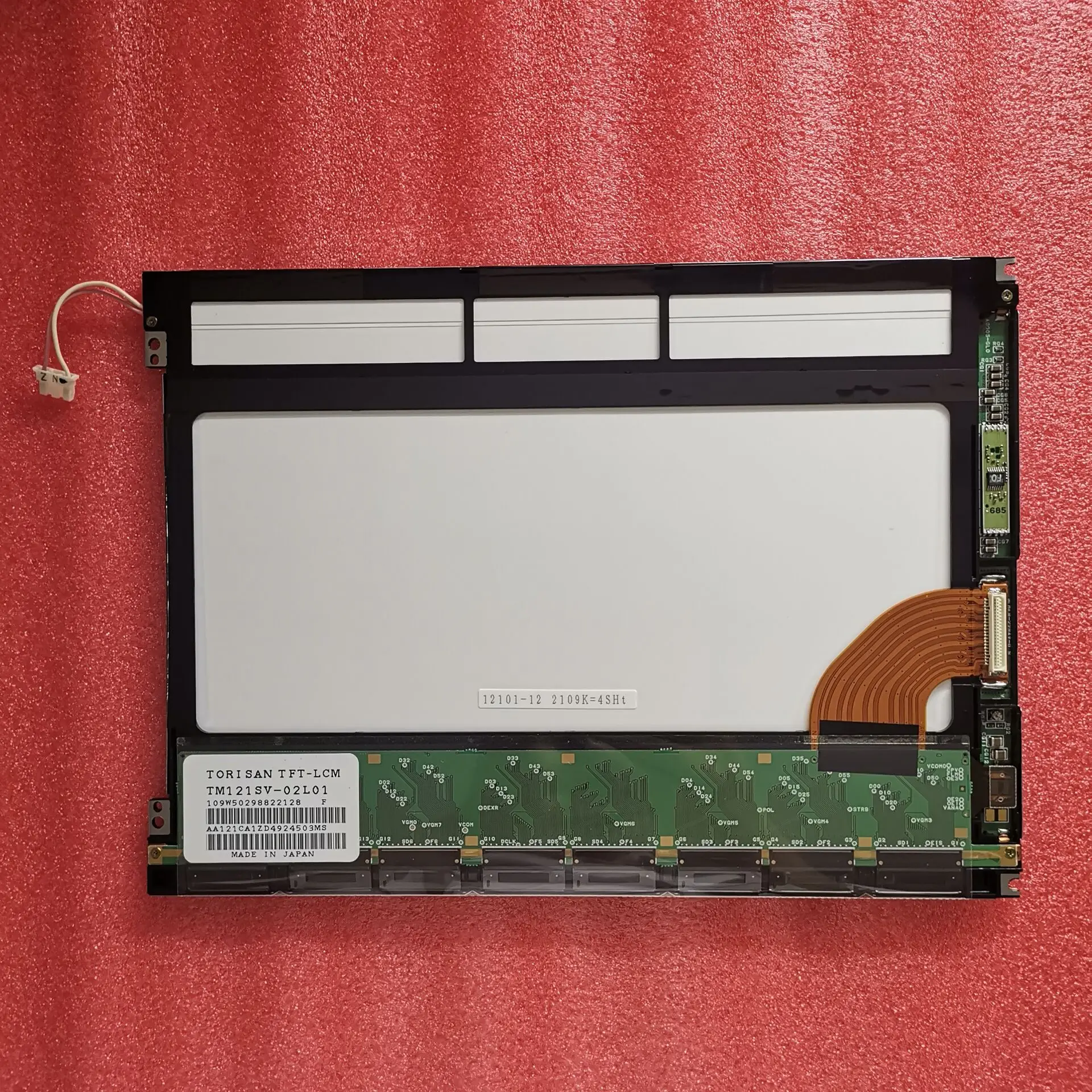 Tela LCD para Display LCD, TM121SV-02L01, 12,1 polegadas