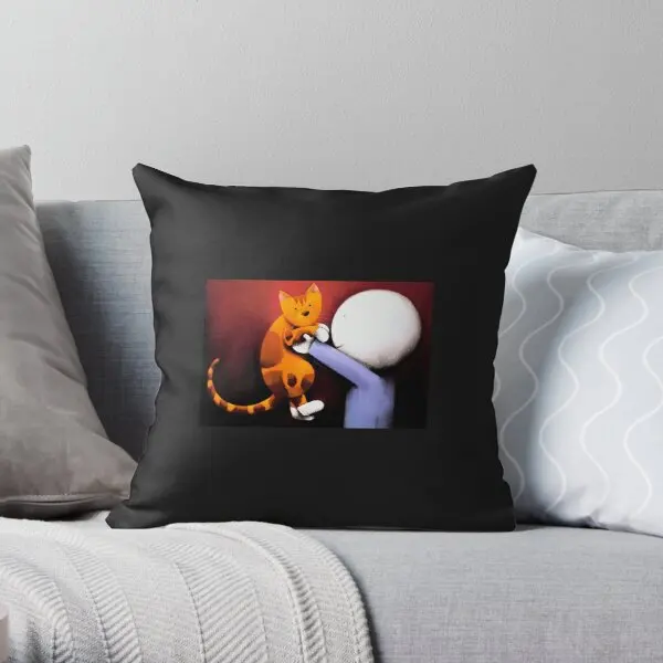 Doug Hyde Active  Printing Throw Pillow Cover Fashion Home Anime Waist Sofa Soft Wedding Case Pillows not include One Side