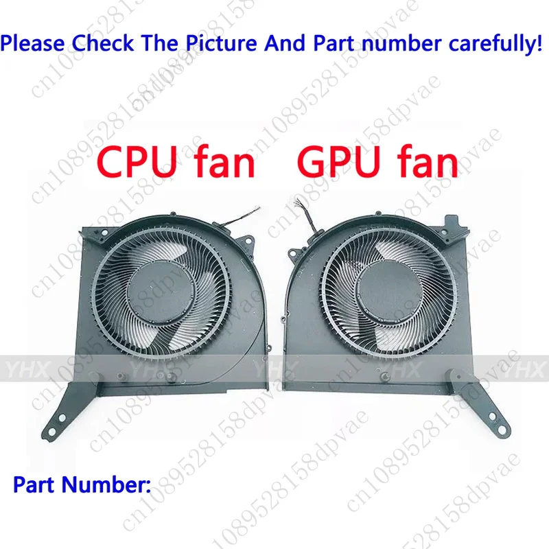 

GYX New 5H40S20534 for Lenovo Legion 5 15ARH7 COOLING FAN R+L AMD DC5V