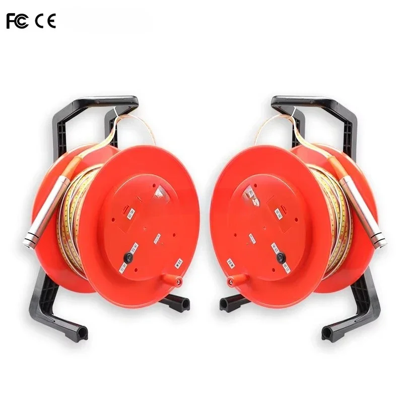 100m Depth Borehole Water Level Sensor Deep Well Level Indicator 24v Drill Water Steel Ruler Level Meter with Light Sound Alarm