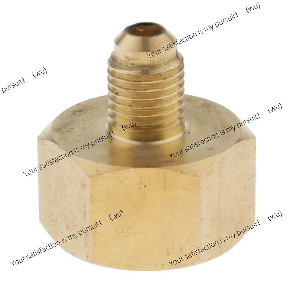 for Brass W21 To 1/4 SAE Air Conditioner Adapter Vacuum Pump Adapter Fitting