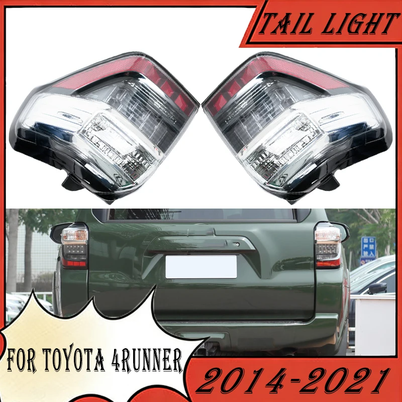Rear Bumper Tail Light For Toyota 4Runner 2014 2015 2016 2017 2018 2019 2020 2021 Brake Light Warning Lamp Driving Light