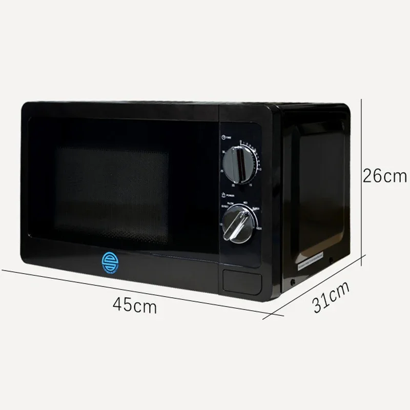 Forno de microondas ajustável de alta potência, mesa giratória marinha, comercial e doméstica, 20L, 110V, 60HZ