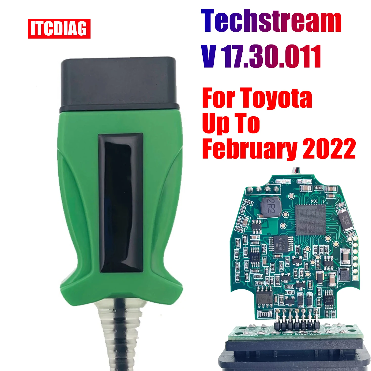 

DLC3 17.30.011 Techstream For TOYOTA 2 TOYOTA2 TIS J2534 Passthru OBDII OBD2 Auto Car Diagnostic Cable Scanner Till 2022 Years