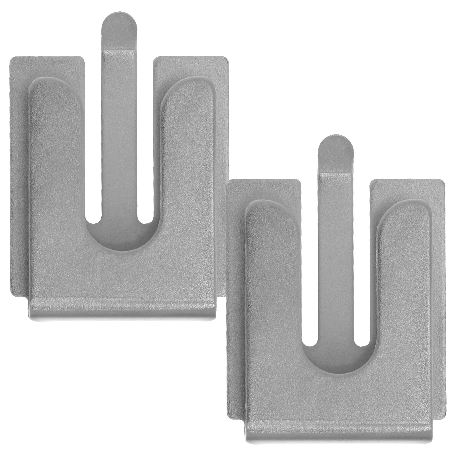 

2 Pcs Microphone Hook Walkie Talkie Holder Radio Accessories Vehicle Car Clip Speaker Hanger Metal