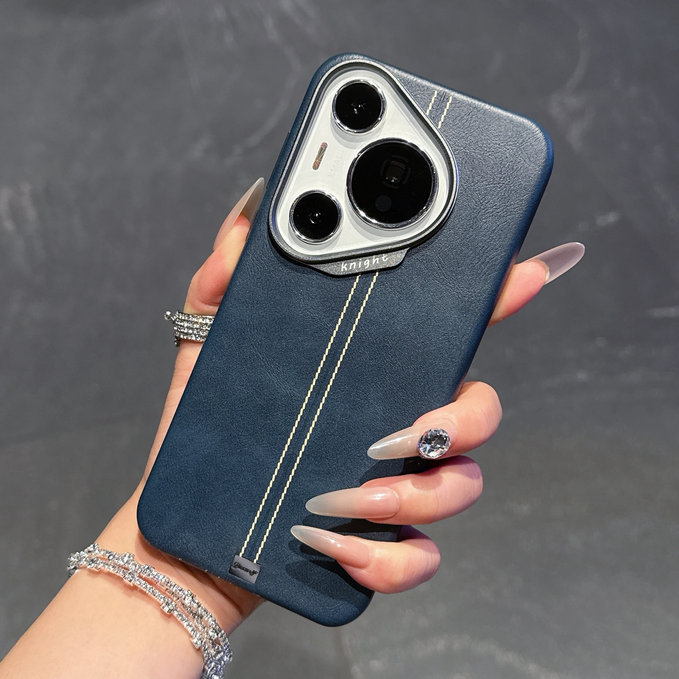 

Роскошный винтажный деловой кожаный чехол для телефона Huawei Pura 70 Pro P70, ультра противоударный, нескользящий, для Magsafe, задняя крышка Funda