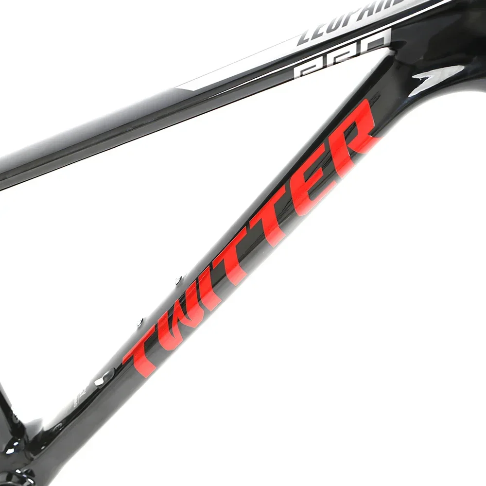 Hot Selling TWITTER Leopard Bicycle Frame Carbon Fiber Bike Frame 29 Inch Tyre MTB Frame With Thru Axle Lever for Men