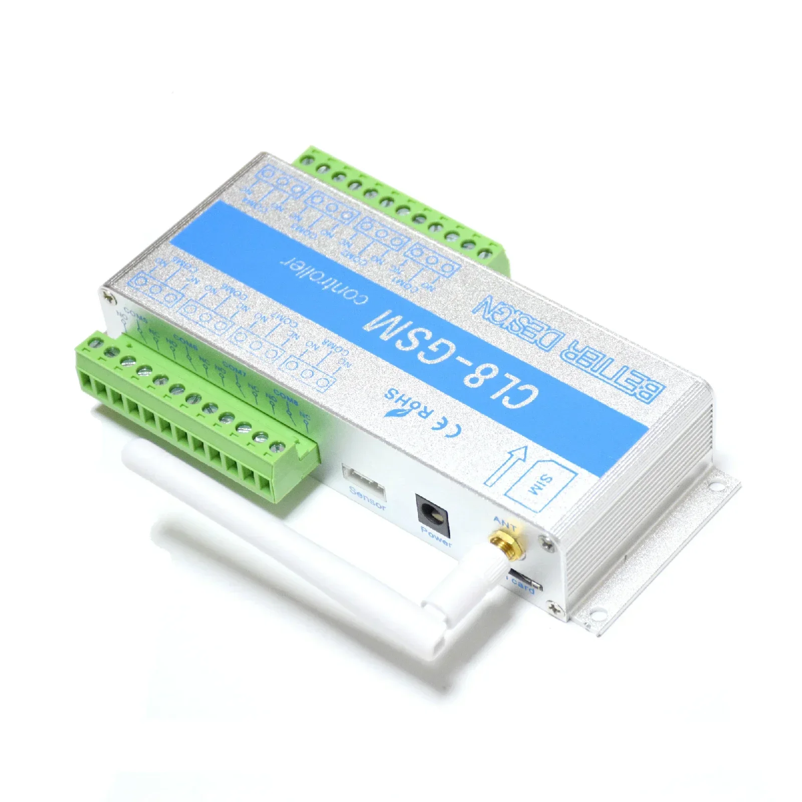 ANPWOO 8 قنوات التتابع CL8-GSM SMS GSM APP وحدة تحكم عن بعد لاسلكية تشغيل/إيقاف التبديل لمشغل فتح باب البوابة