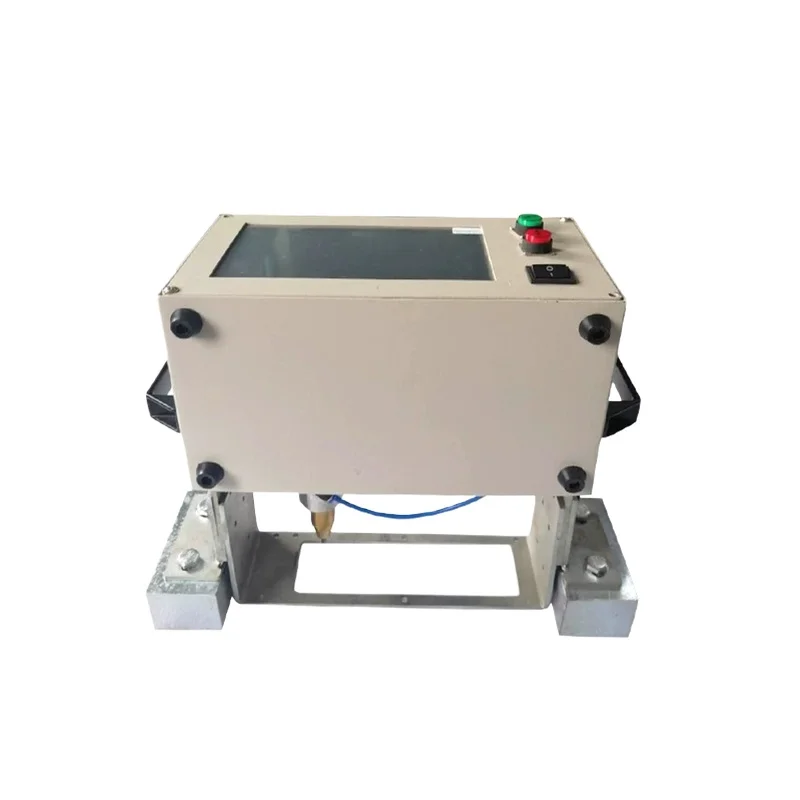 Pneumatic Marking Machine Steel Plate Structure Mold Metal Marking Machine 140*40 Touch Screen Computer Integrated Machine