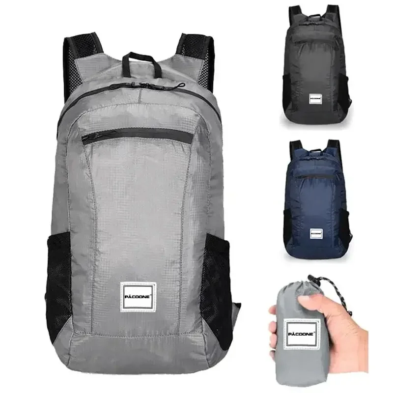 

20L Outdoor Hiking Backpack Lightweight Foldable Waterproof Daypack for Men Women Ultralight Travel Camping Trekking Portable Casual Shoulder Bag Gift