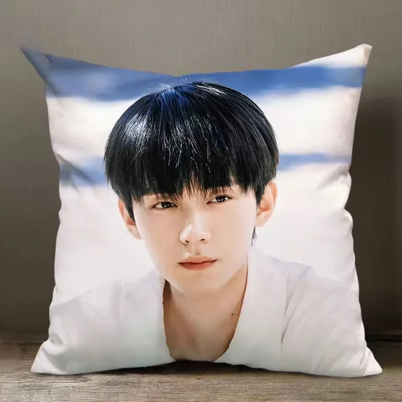 Zhou Yiran Zhang Miaoyi Bian Tianyang Poster Double-sided Printing Pillowcase TV When I Fly Towards You Home Decor Cushion Cover