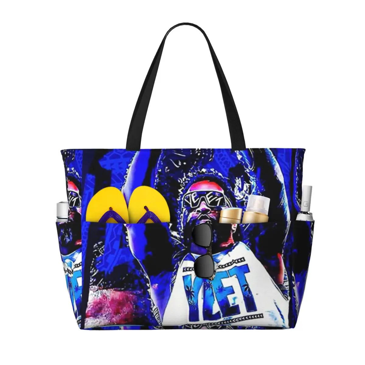 Jey Uso Yeet Art Beach Tote Bag Sport Gym Yoga Duffle Large Tote Bag Women Travel Bag Fitness bag