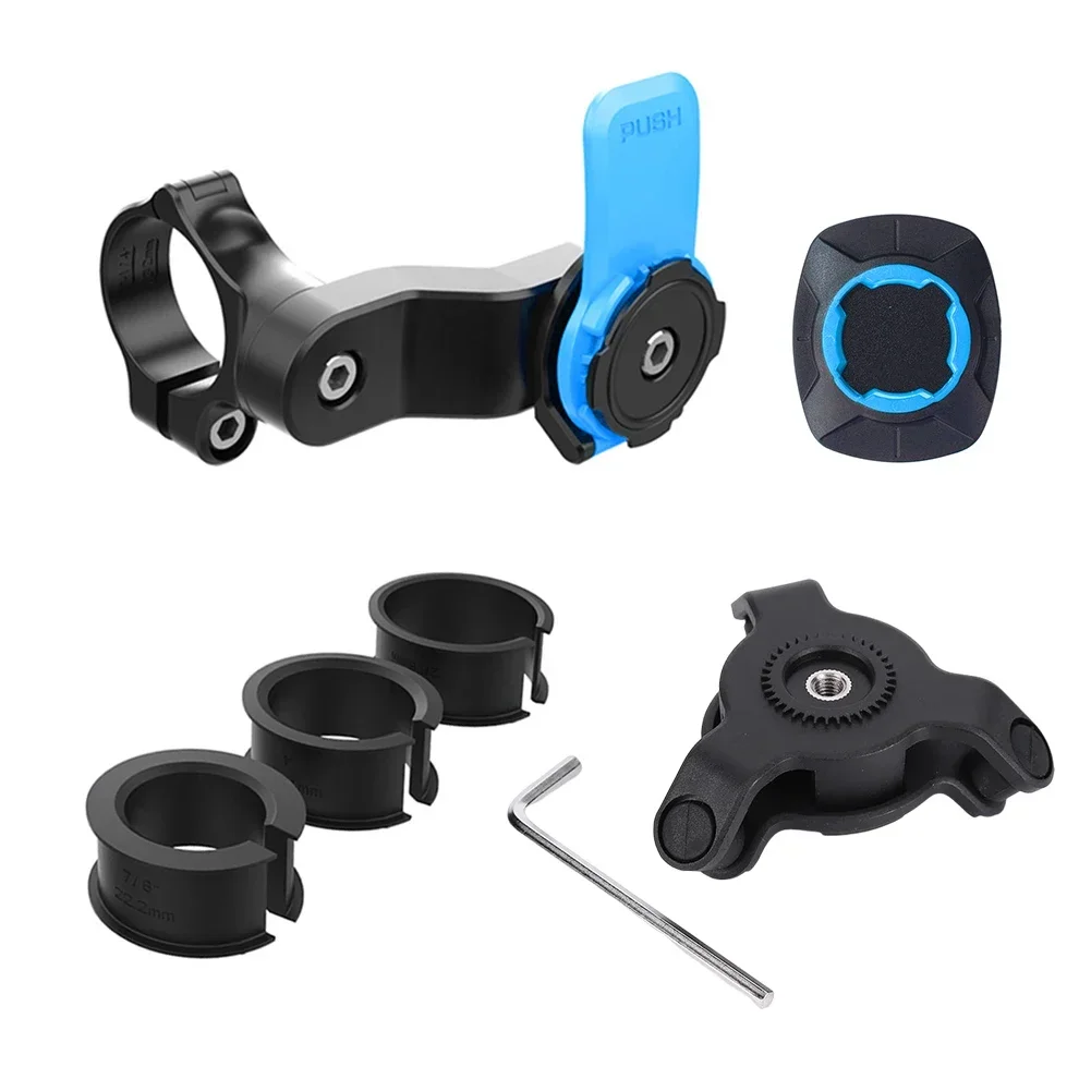 Quad Lock Motorcycle Bike Phone Holder Shock Absorber Phone Bracket Vibration Damper Self Lock Anti-shake MTB Handlebar Holder