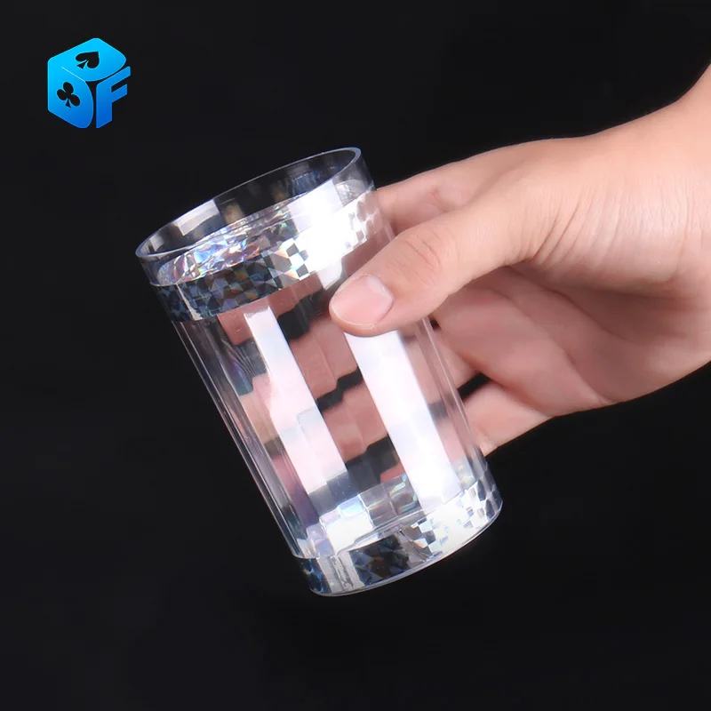 Mirror Glass Pro Stage Illusion Gimmick Props Mentalism Funny Product Exchange Appearing Vanishing Magia Cup Magic Tricks