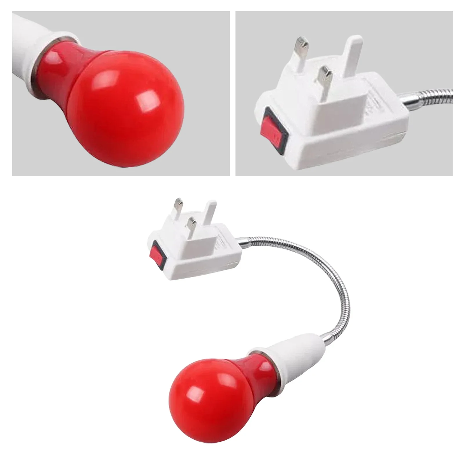 

Светодиодная лампа Darkroom Safe Light - цоколь E27, красная лампа для обработки пленки/близнецов, вилка европейского и американского стандарта, совместимая с аналоговой фотографией