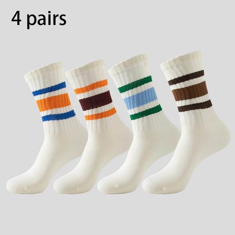 Freizeitsocken für Herren, Arbeitssocken, Baumwollsocken für Herren, Laufsocken, Crew-Socken, Paarsocken, Damensocken – Detail 17