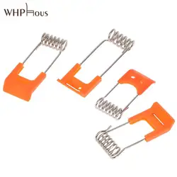 10PCS Steel Springs Metal Clamps For Led Downlight Panel Light Ceiling Light Spring Circlip With Rubber Sleeve Lighting