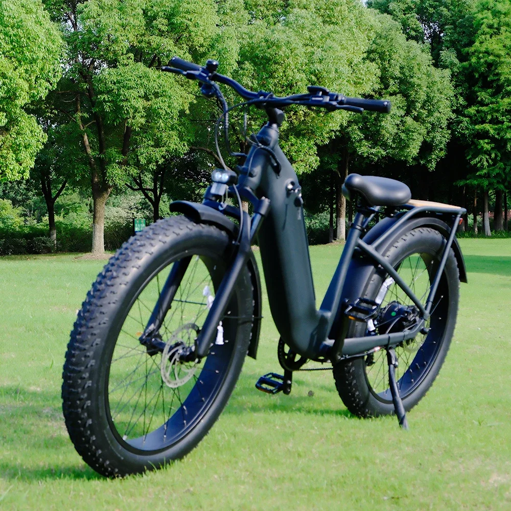 Wholesale low price high quality 7 speed electric fat tire bike 48v 350w electric bike city 60km/h speed