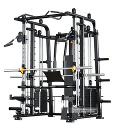 Multifunction Smith Machine Strength Comprehensive Trainer Home Exercise Workout Fitness Gym Equipment Set Squat Rack Power Rack