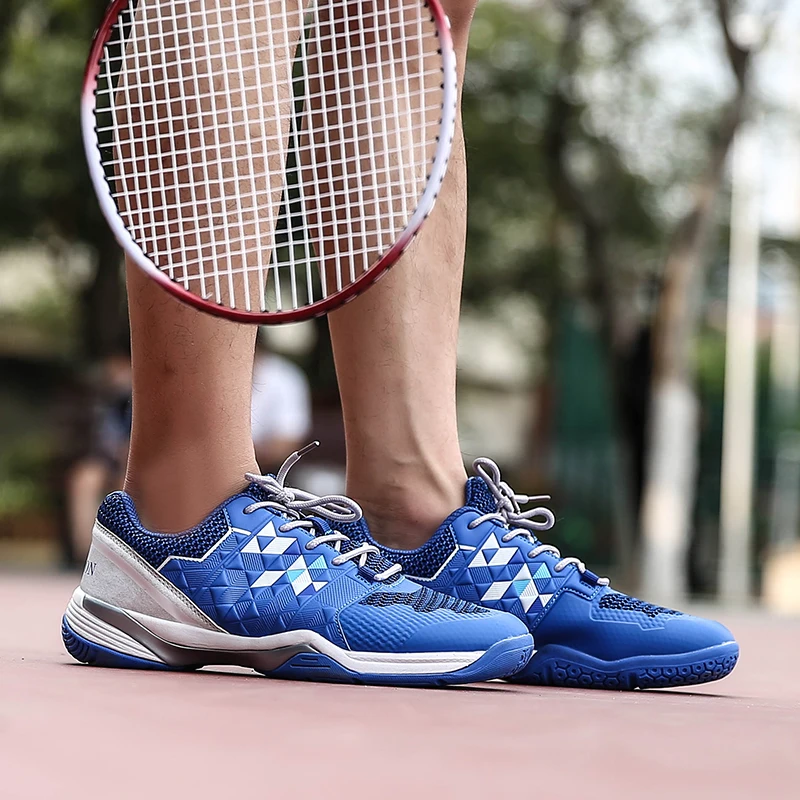 Professional Badminton Shoes Men\'s Breathable Badminton Training Shoes Comfortable Non-slip Tennis Shoes Volleyball Sneakers Men