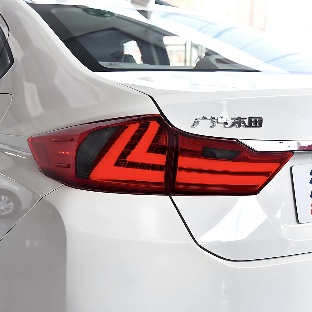 Car Taillights Assembly For Honda City 2014-2019 LED Auto Rear Back Lamps Upgrade High Quality Highlight Signal lamp Accessories