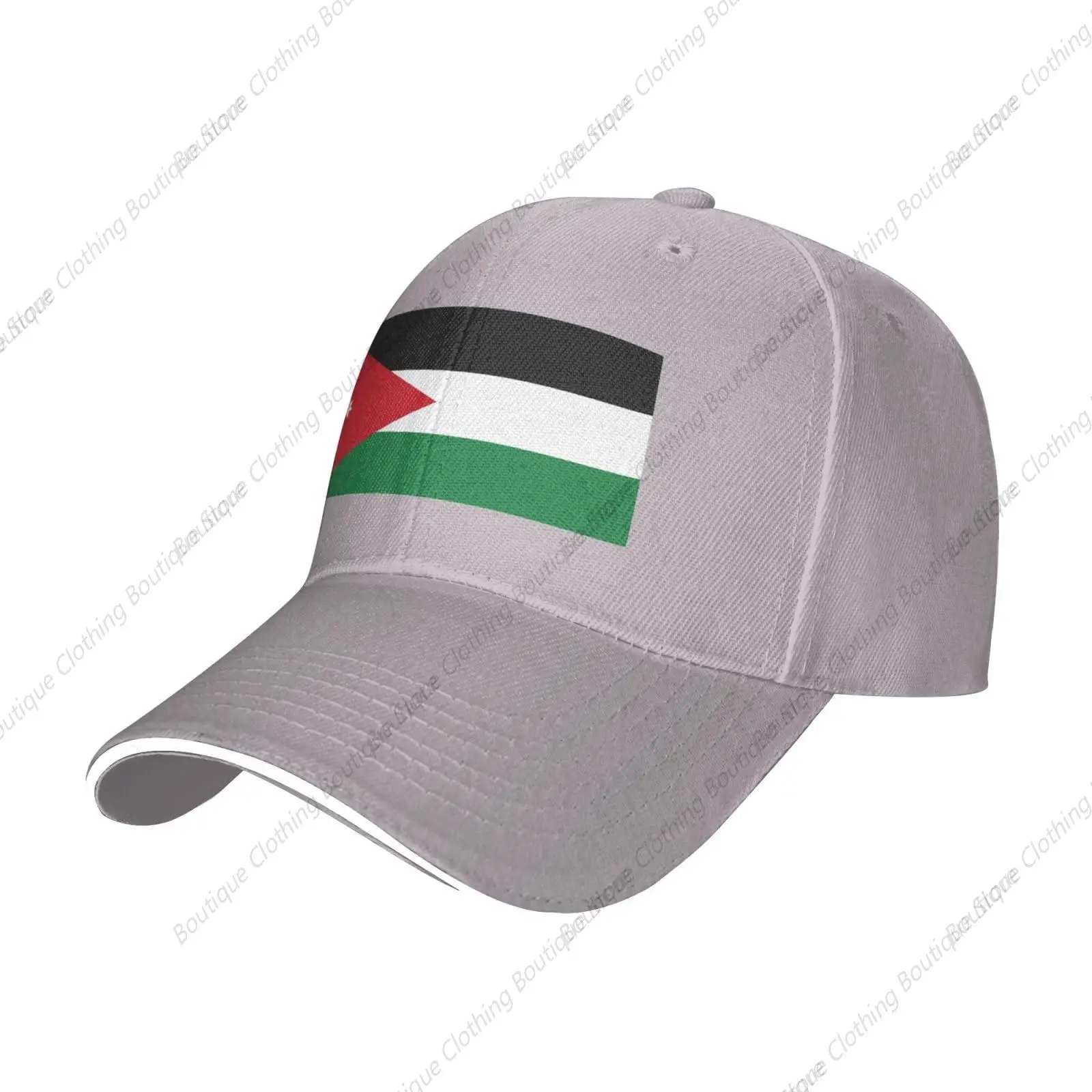 

Flag of Jordan Baseball Cap Man Trucker Hat Unisex Dad Hat Adjustable Golf Hats Gray