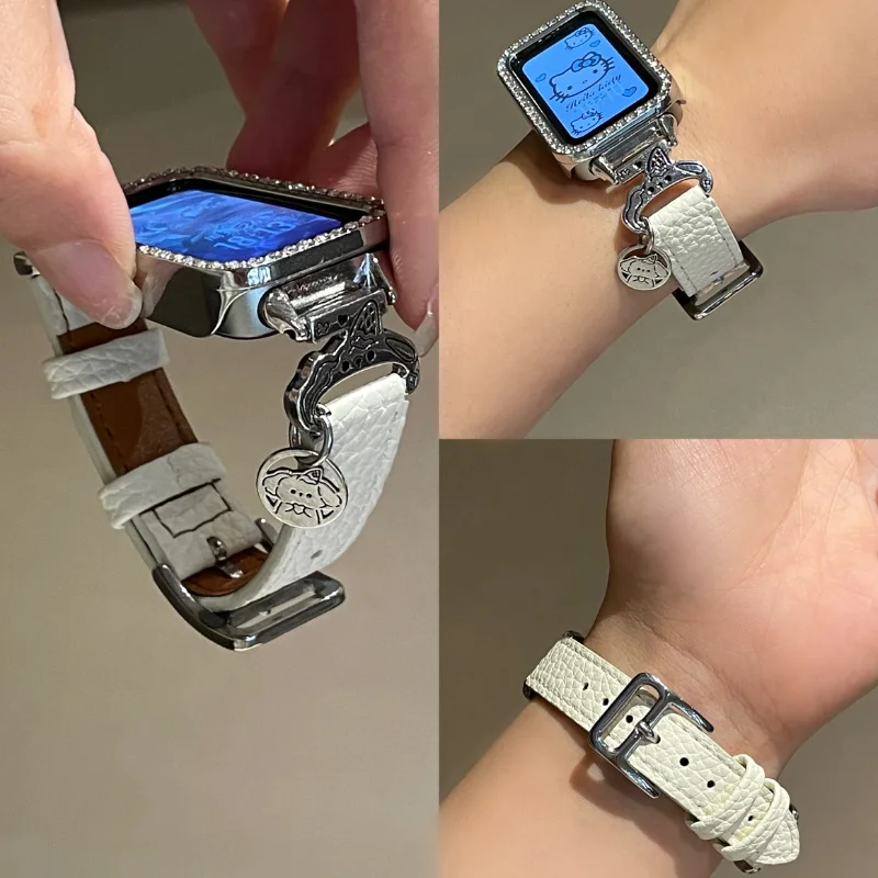 

Leather Strap For Huawei band 10/9/8 Fashion Correa Bracelet Sport Watchband For Honor band 10/9 Women wristband