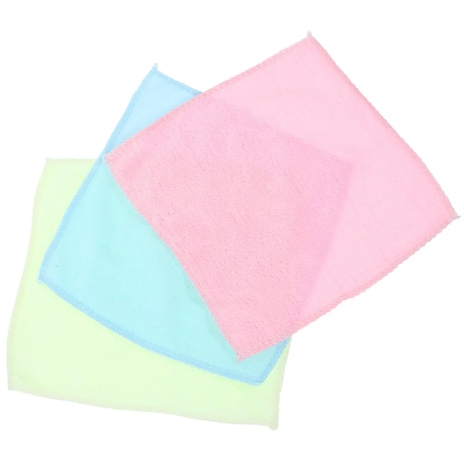 

10 Pcs Mini Microfiber Towels Absorbent Quick Dry Face Hand Cloth Eco Friendly Polyester Fiber Cleaning Cloth Home Use