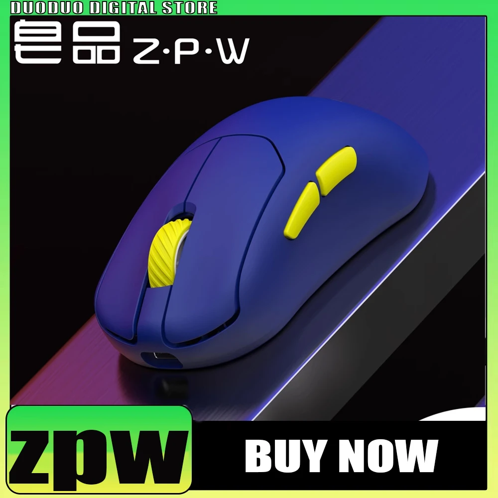 

Zaopin ZPW Max Wireless Bluetooth Mice Mouse 8k Three Modes Paw3395/3950 Z.P.W Lightweight Ergonomics Low Latency Gaming Mouse