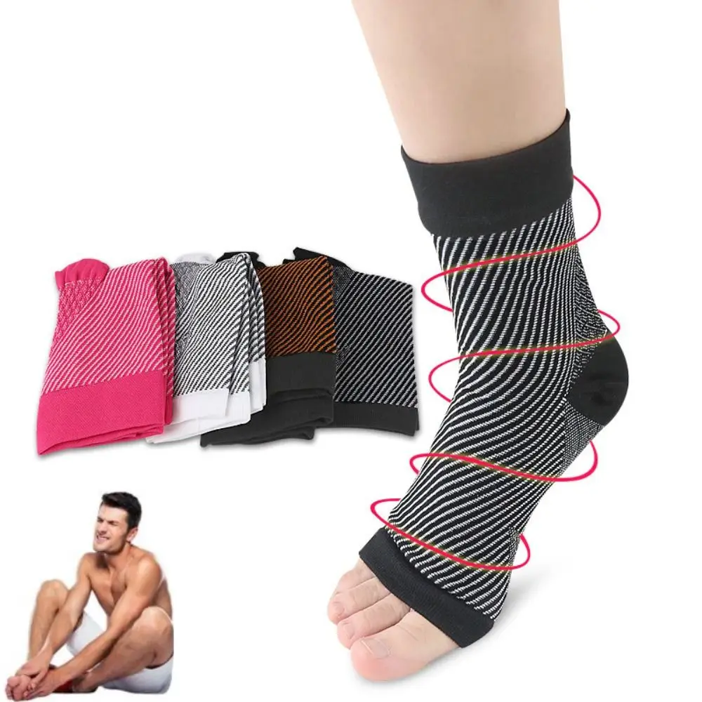 Nylon Neuropathy Socks Foot Pain Relief Foot Protection Compression Ankle Socks Breathable Non-slip Comprex Ankle Sleeves