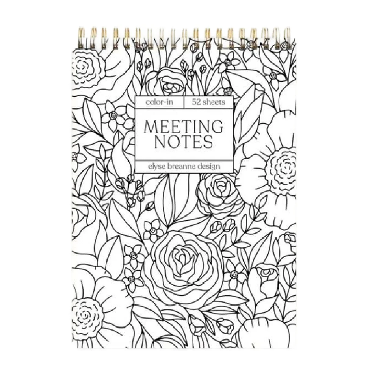 ABGV Color-in Spiral Tally Book for Classroom Office Plan Work Schedule Checklists Planer Book