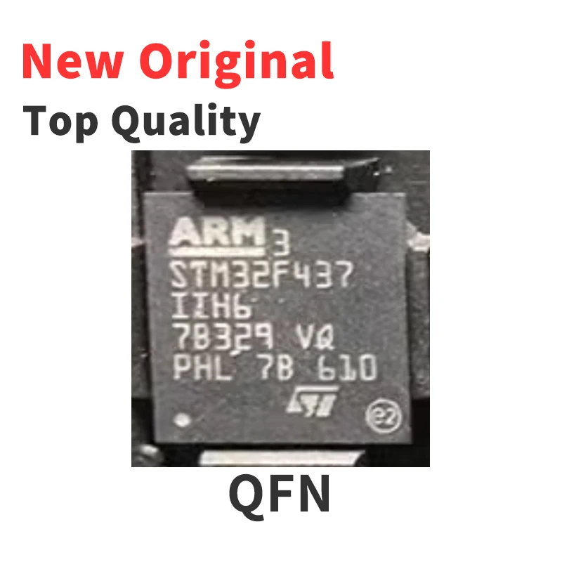 

(1 шт.) STM32F437IGH6 STM32F437IIH6 STM32F437IGT6 STM32F437IIT6 STM32F437VGT6 STM32F437VIT6 STM32F437ZGT6 STM32F437ZIT6 QFN