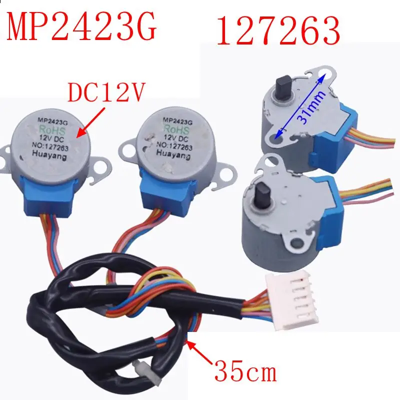 

DC12V Step Motor For Midea Air Conditioner Accessories Sync Swing Motor MP2423G 127263 parts